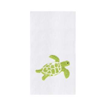 Carol & Frank Green Turtle Towel