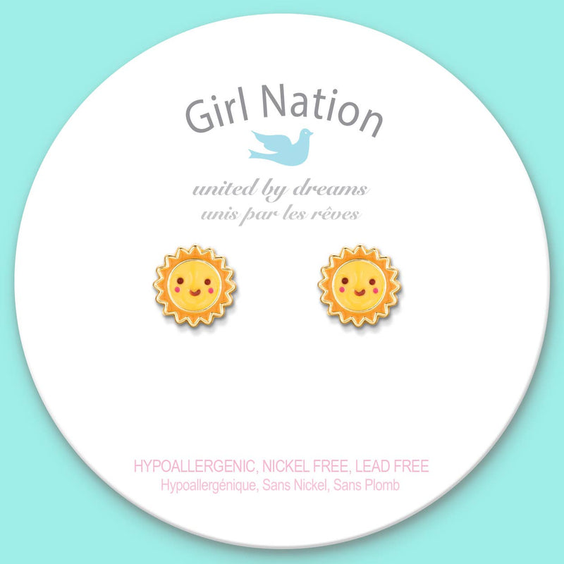 Girl Nation Sunny Day Cutie Stud Earrings