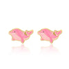 Girl Nation Dazzling Dolphin Cutie Stud Earrings