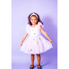 Three Wildflower Designs - Girls Butterfly Lilac Iridescent Tulle Dress