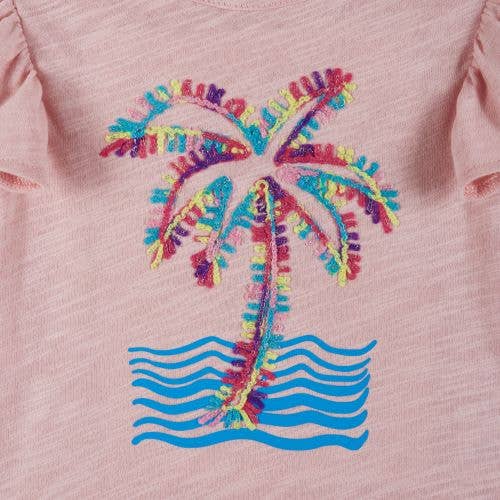 Girls Toddler Palm Tree Tee & Tropical Skort Set