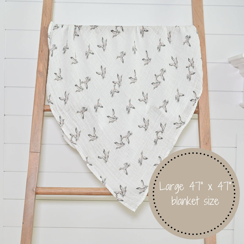 LollyBanks - Quackin'up Baby Muslin Cotton Blanket