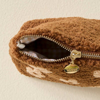 The Darling Effect - Teddy Pouch - Brown Flower