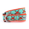 The Worthy Dog - Crabs Collar: Small / Teal