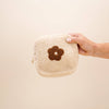 The Darling Effect - Square Teddy Pouch - Brown Flower