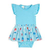 Sweet Wink - Bomb Pop Short Sleeve Tutu Bodysuit