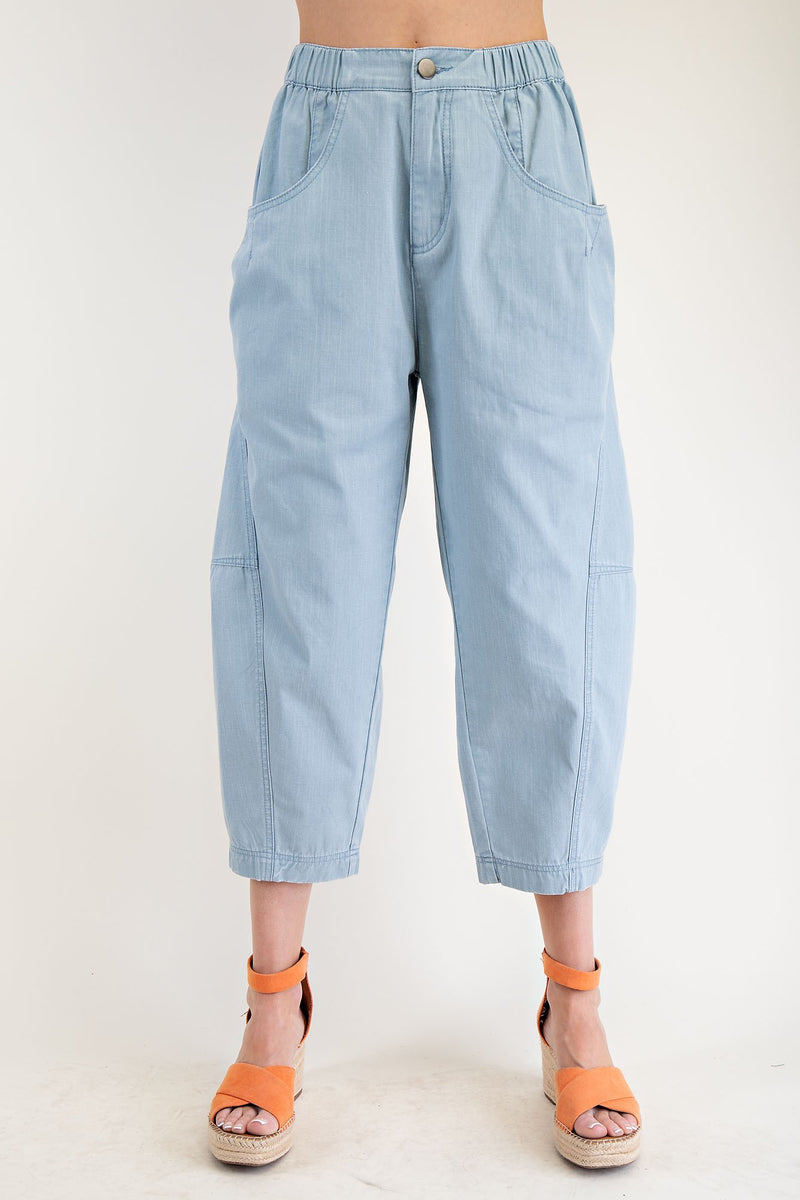 Stella Jeans: Faded Denim Washed Twill Pants