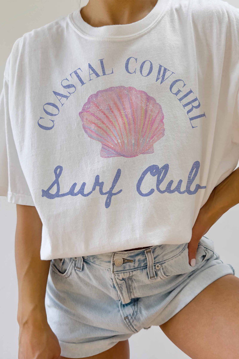 COASTAL COWGIRL SURF CLUB GRAPHIC TEE