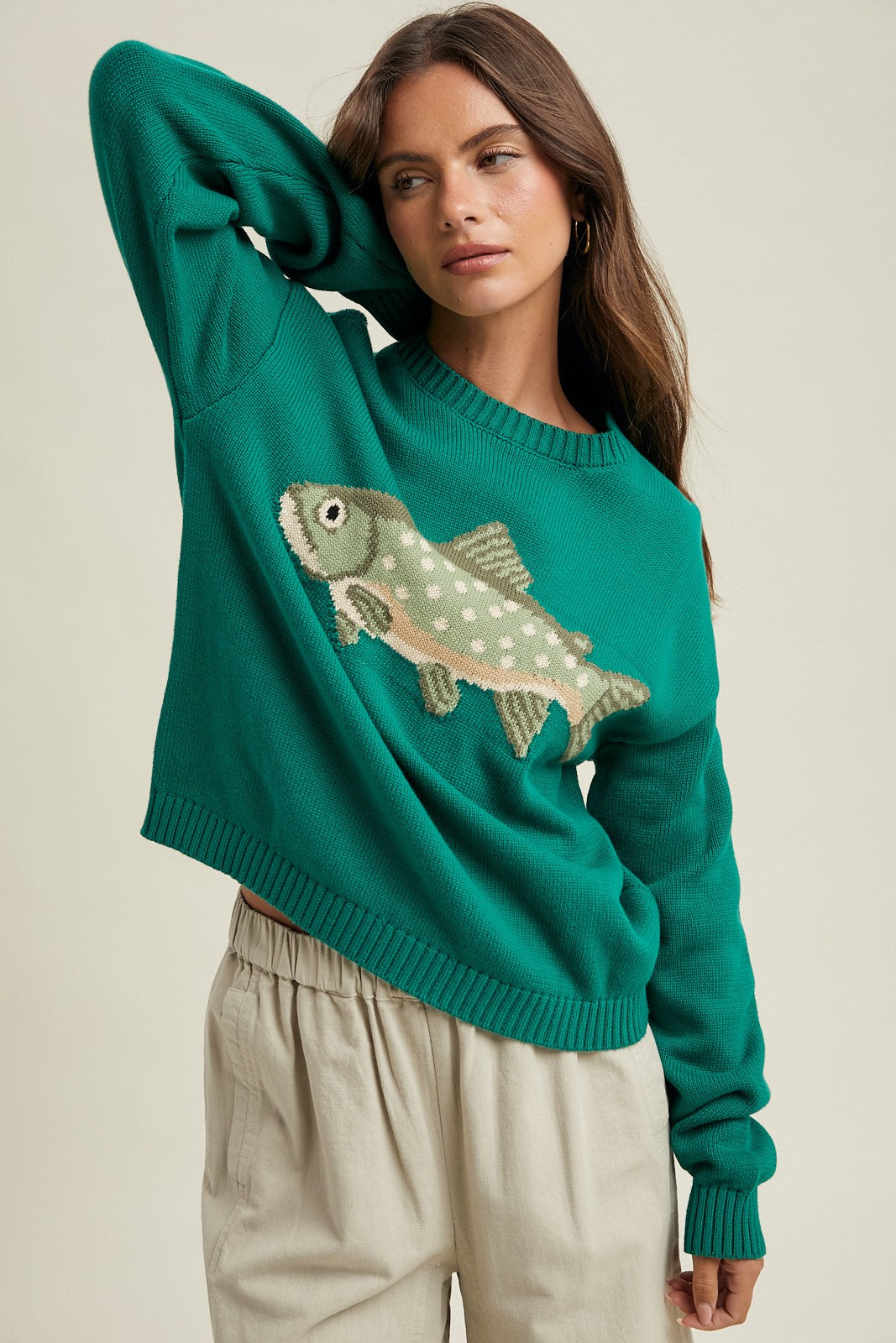 Forest Fish Sweater