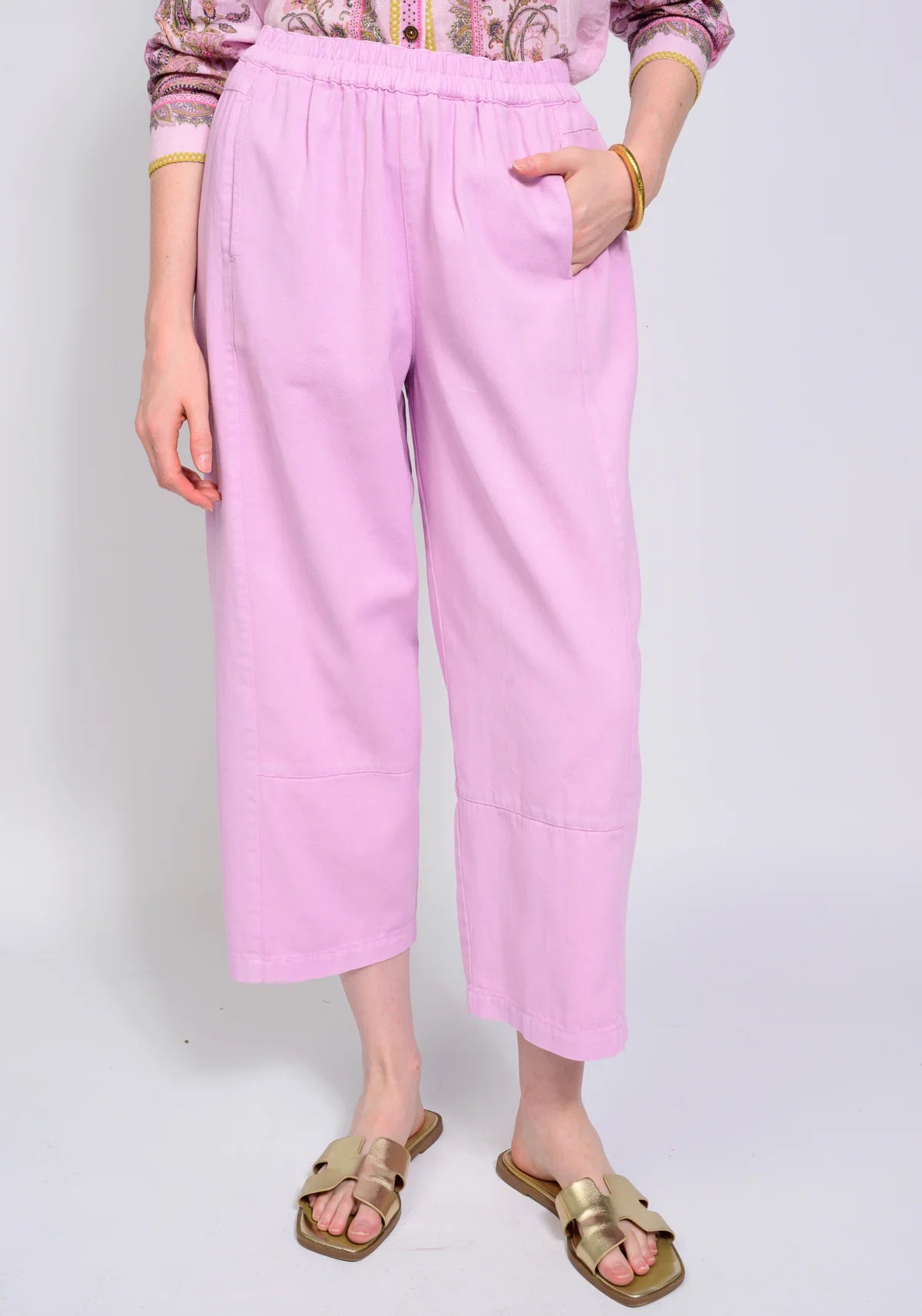 Pink Barrel Pant