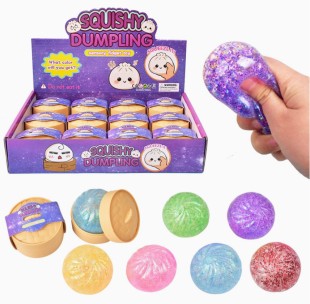 Mini Mystery Squishy Dumpling Bao Bun Fidget Toy