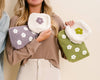 The Darling Effect - Teddy Pouch - Green Flower