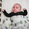 LollyBanks - Pine Tree Baby Swaddle Blanket