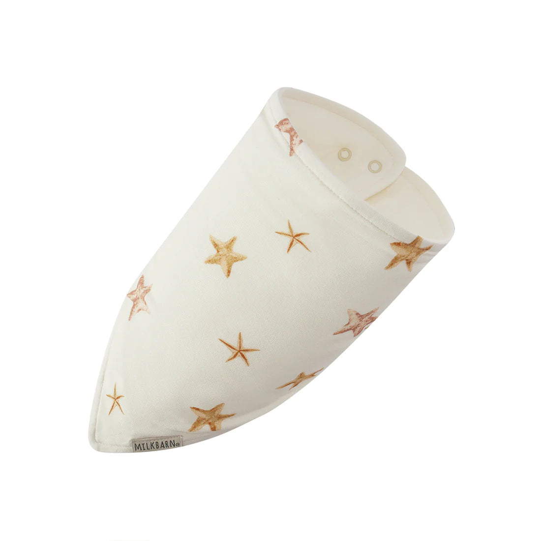MILKBARN  Starfish Dreams Luxe Stretch Kerchief Bib