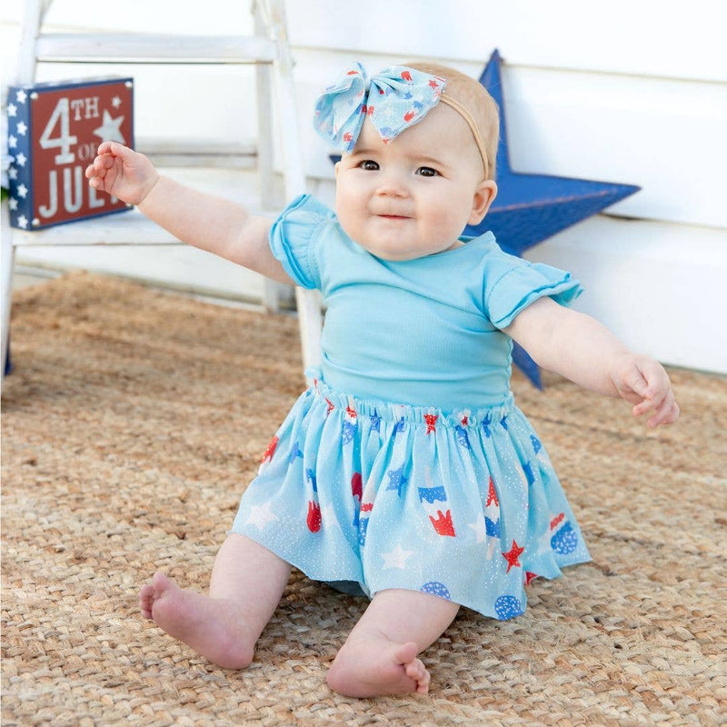 Sweet Wink - Bomb Pop Short Sleeve Tutu Bodysuit