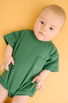 Little One Shop - Enchanted Green Pocket Romper