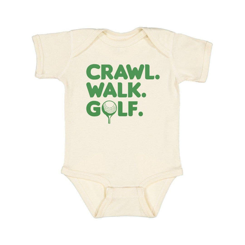 Sweet Wink - Crawl, Walk, Golf Short Sleeve Bodysuit - Sports