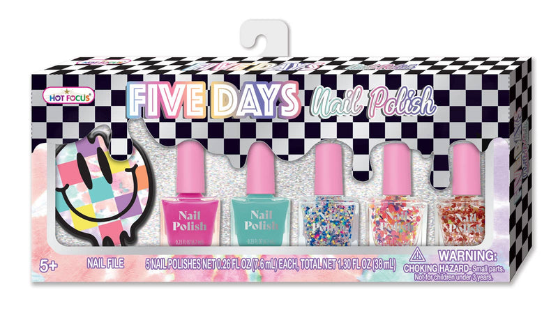 Hot Focus, Inc. - Five Days Nail Polish, Cool Vibes