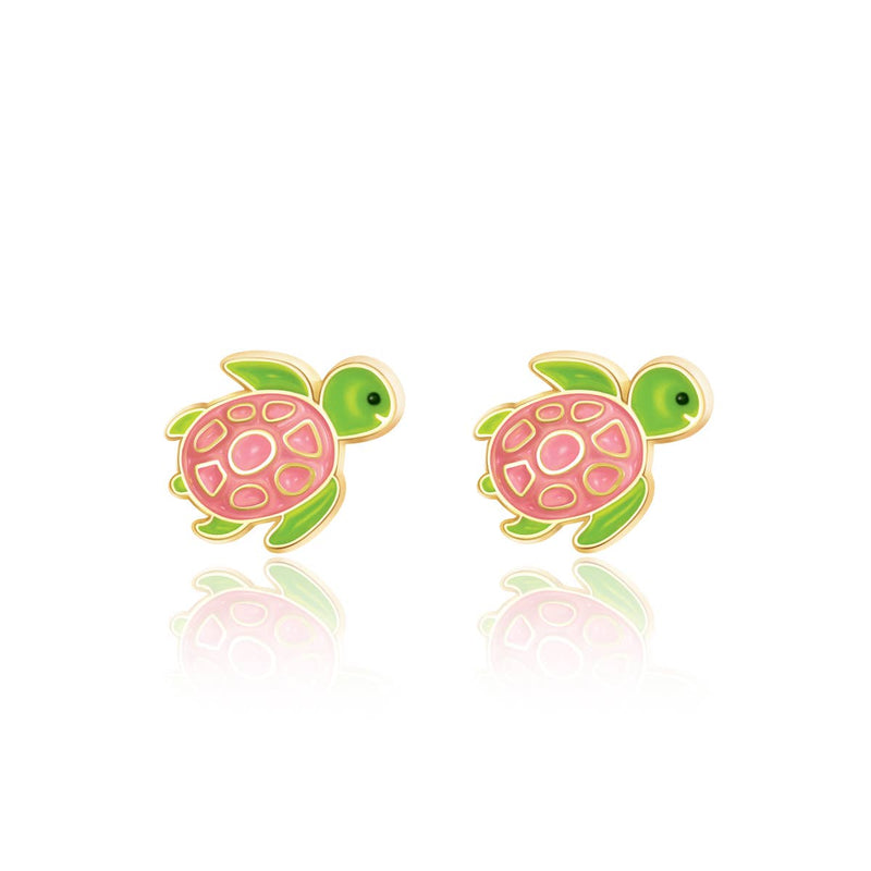 Girl Nation Turtle-y Awesome Cutie Stud Earrings