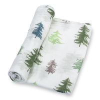 LollyBanks - Pine Tree Baby Swaddle Blanket