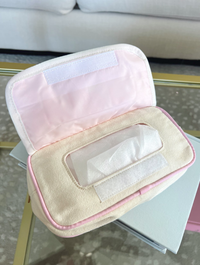 KENZKUSTOMZ - Wipes - Canvas Wipe Pouch: Light Pink