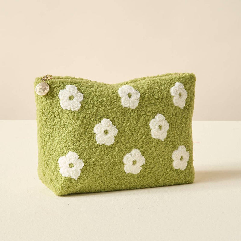 The Darling Effect - Teddy Pouch - Green Flower