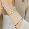 Splendid Iris - Infinite Possibilities Cuff Bracelet: Gold