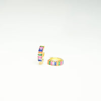 Pip & Co. - Rainbow Road Huggie Earring