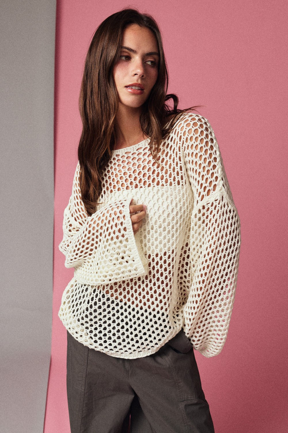 White Reese Loose Fit Cover Up