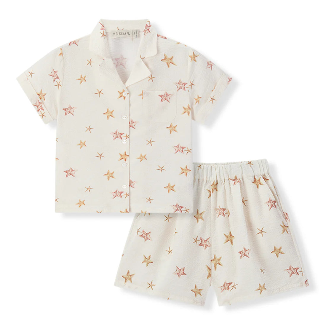 Starfish Dreams Button-Up Two Piece Set