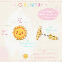 Girl Nation Sunny Day Cutie Stud Earrings