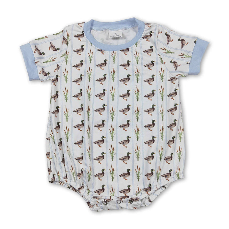 Yawoo Garments - Short Sleeve Duck Baby Boy Summer Romper