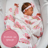 LollyBanks - Dogwoods In Bloom Baby Swaddle Blanket