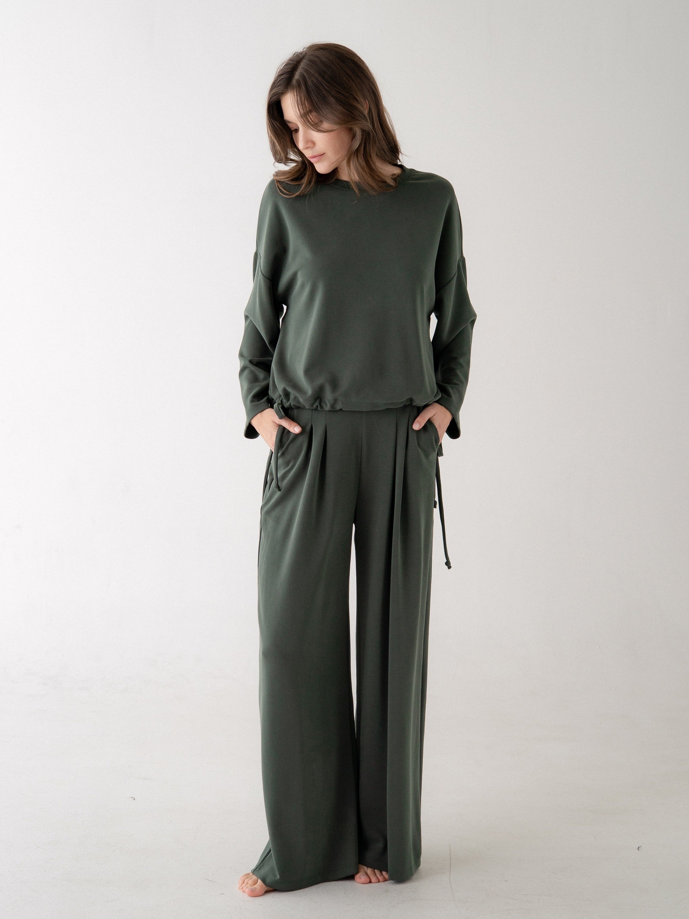 Forest Green Ultimate Soft Lounge Top