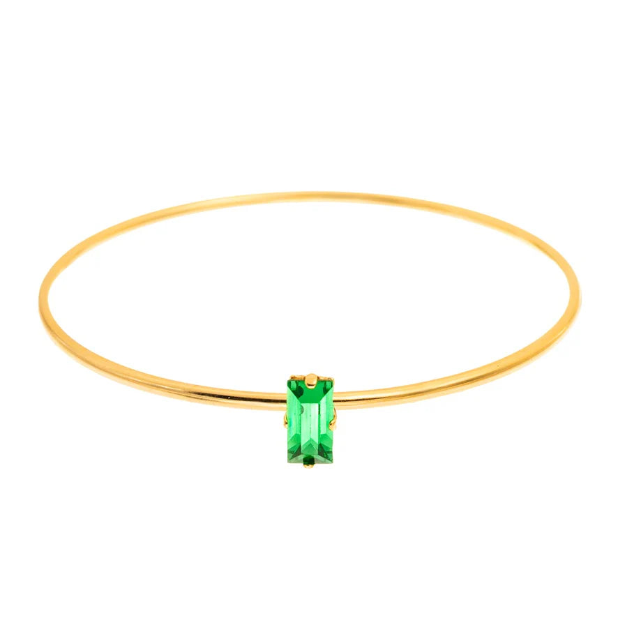 Ada Bangle in Emerald