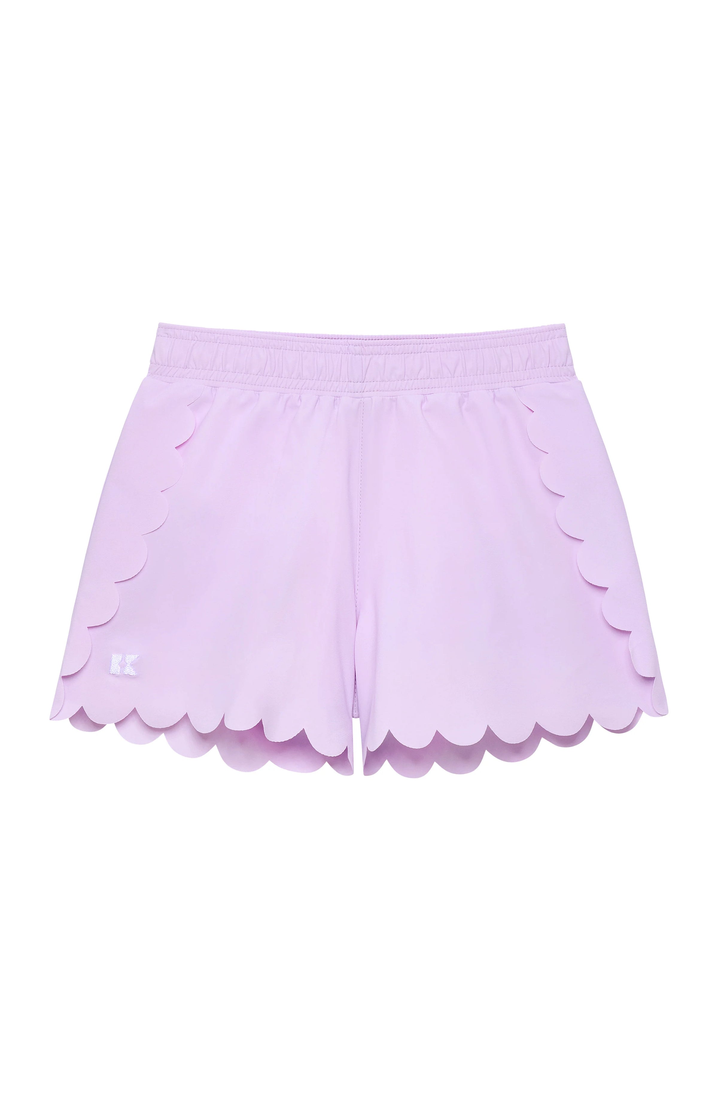 Lavender Scalloped Short