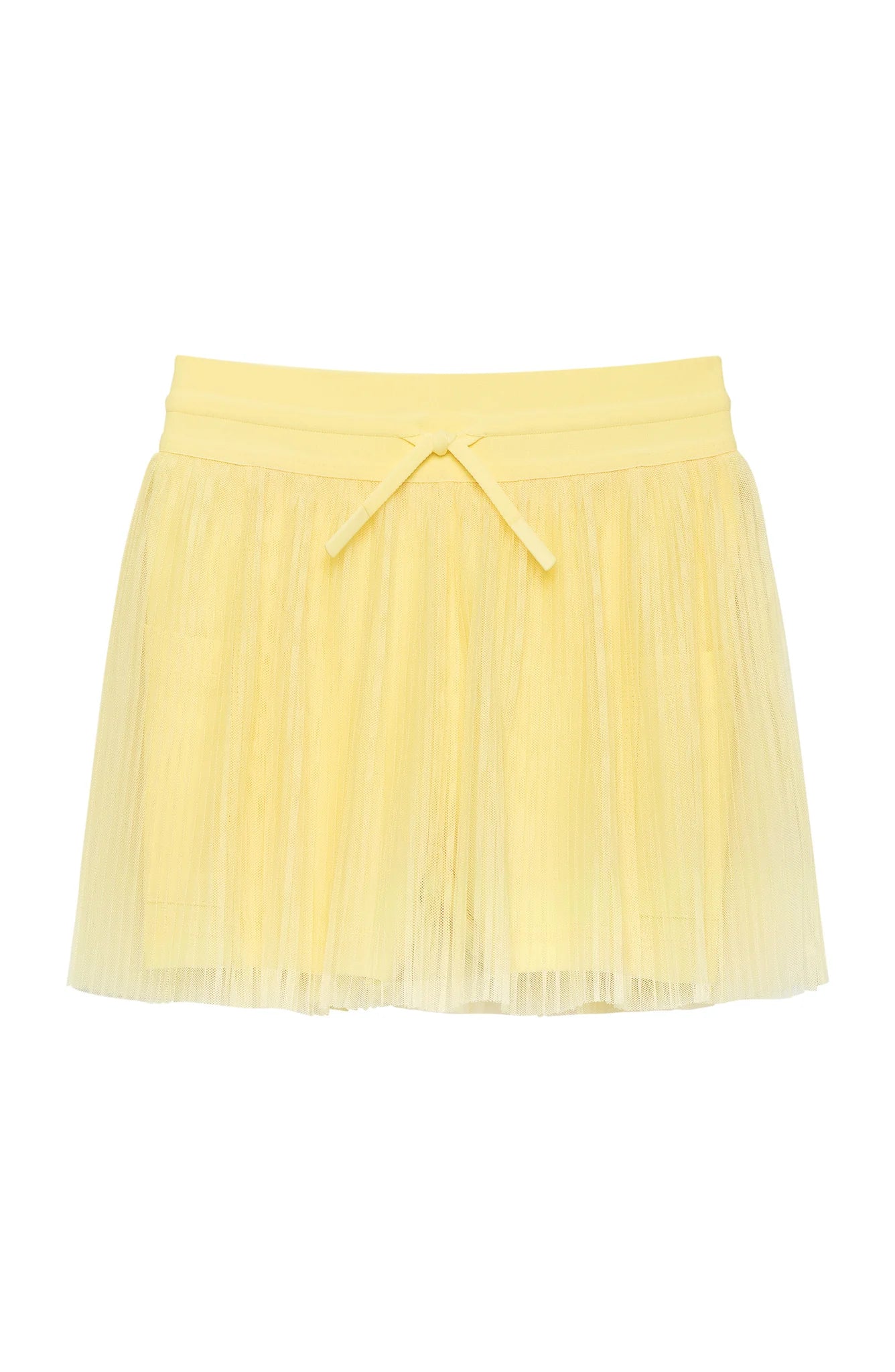 Lemon Pleated Skort