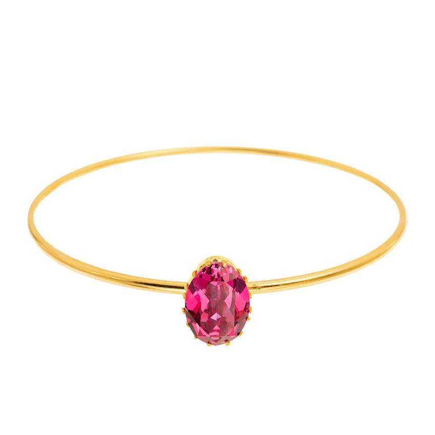 Ada Bangle In Dark Rose