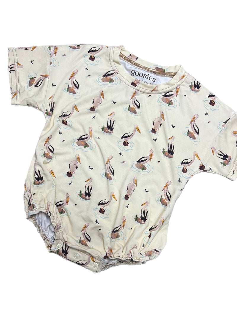 Goosie Pelican Bamboo T-shirt Onesie