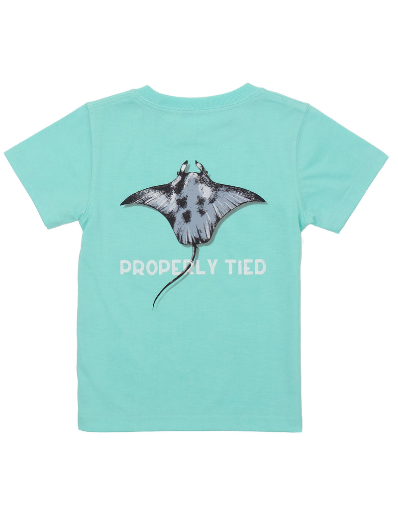 Properly Tied Boys Manta Ray shirt