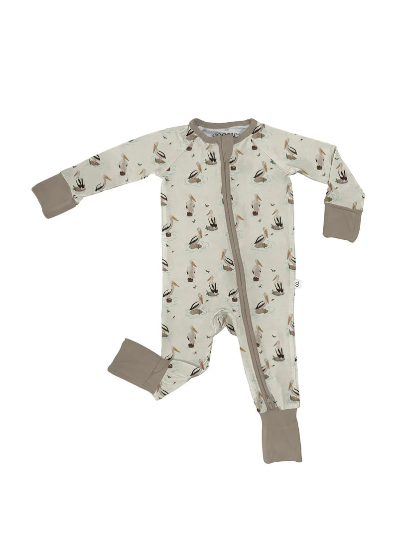 Goosies Zip PJs - Pelican