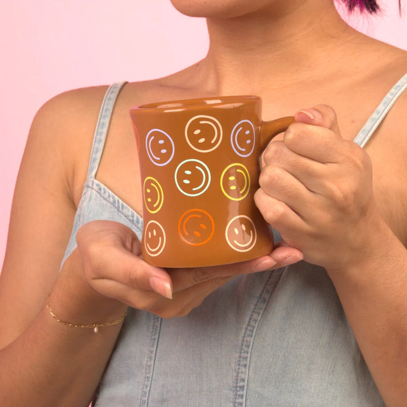 TOOT Diner Mug Smiley Faces