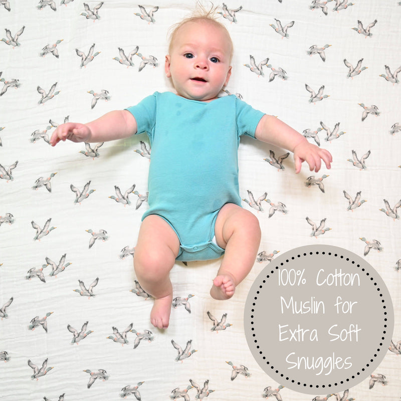 LollyBanks - Quackin'up Baby Muslin Cotton Blanket