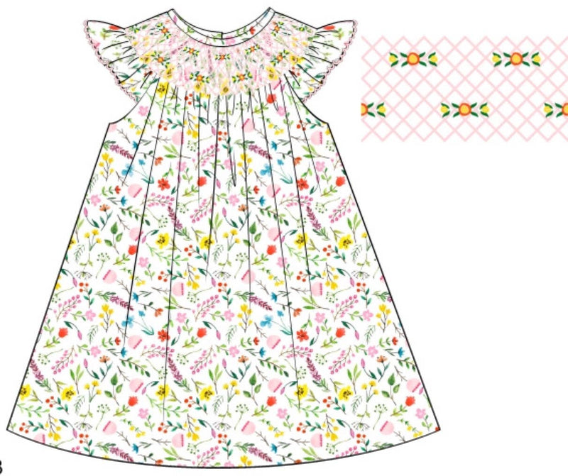 Pax & Lucy - Smocked Floral Dress