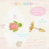 Girl Nation Turtle-y Awesome Cutie Stud Earrings