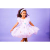 Three Wildflower Designs - Girls Butterfly Lilac Iridescent Tulle Dress