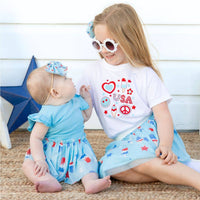 Sweet Wink - Bomb Pop Short Sleeve Tutu Bodysuit