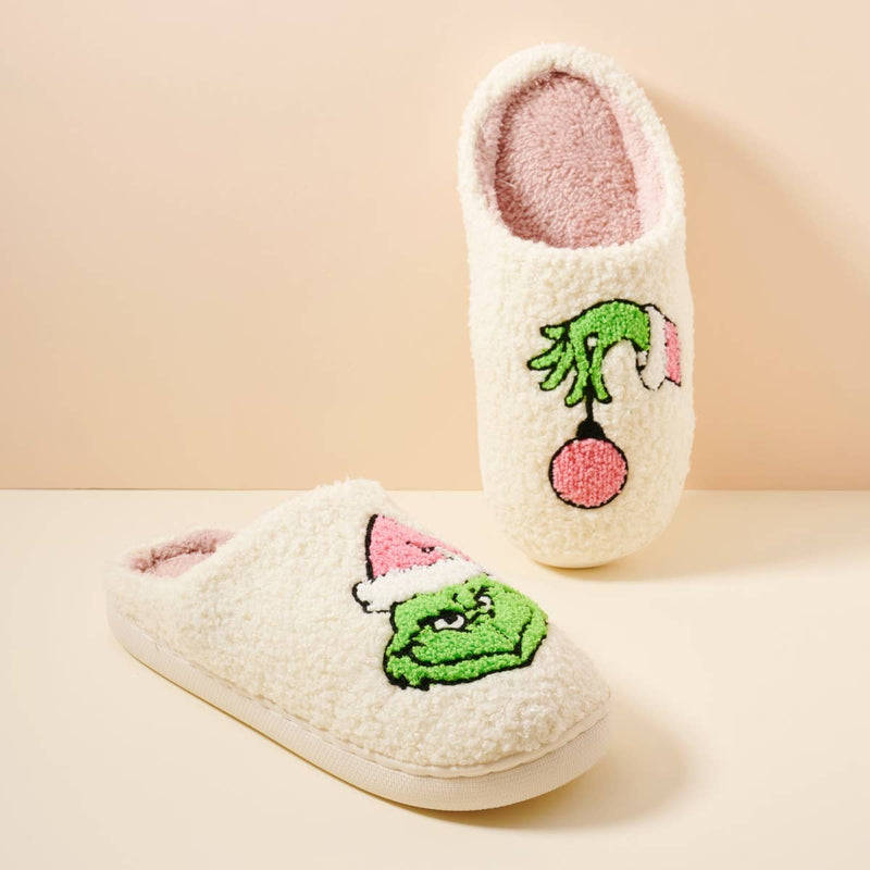 The Christmas Grinch Home Slippers