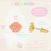 Girl Nation Shell-abrate Cutie Stud Earrings