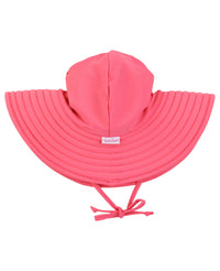 RuffleButts + RuggedButts - Girls Hot Pink Swim Hat